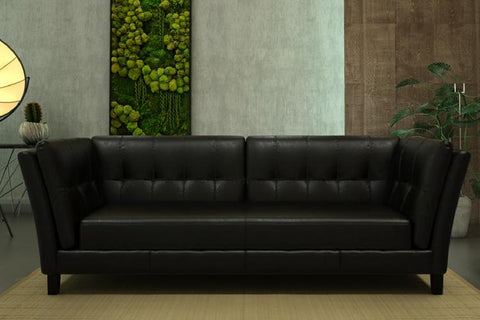 Axton 3 Seater ( Black )