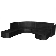 GARDEN SOFA POLY RATTAN SET (16 PCS) - Loungeout