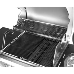 Stainless Steel 4 Burner Gas BBQ