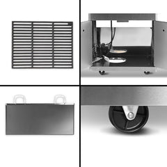 Stainless Steel 5 Burner Gas BBQ