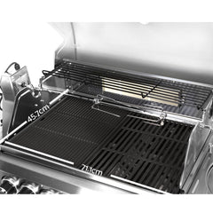 Stainless Steel 6 Burner Gas BBQ