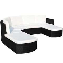 GARDEN SOFA POLY RATTAN SET (16 PCS) - Loungeout