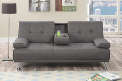 Manhattan Sofa Bed with Chaise (Ash)
