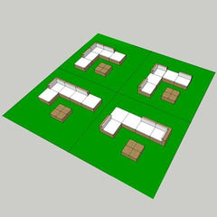 POLY RATTAN 15-PIECE GARDEN SEAT SET - Loungeout