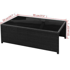 RATTAN GARDEN SOFA SET (29 PCS)