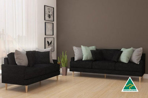 Adelyn 2 and 3 Seater - Black