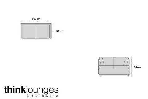 Axton 2.5 Seater ( Classic Brown )