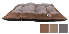 Pet Bed Pillow Plush Microtech Top 80X60Cm 3 Asstd
