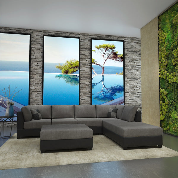 Grey Lounge | Chaise Lounge | Stella Dark Grey