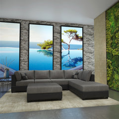 Grey Lounge | Chaise Lounge | Stella Dark Grey