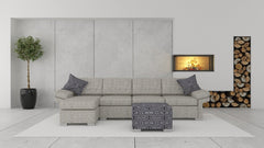 Wembley 3.5 + Chaise ( Ash Grey )